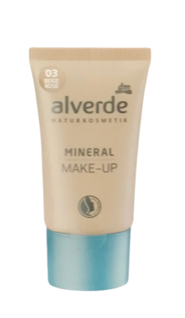 Alverde Naturkosmetik Mineral Make Up Rose Beige Podklad Mineralny Rozowy Bez Nr 03 Kobieta Makijaz Podklad Wegan Makijaz