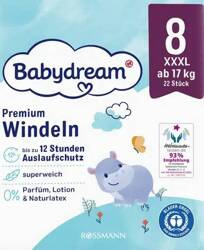 babydream XXXL8 pieluchy jednorazowe dla dzieci od 17 kg, 22 szt.