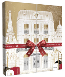 Kalendarz adwentowy z kosmetykami 2025 Loreal Paris, prezent