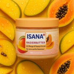Masło do golenia mango, papaya Isana