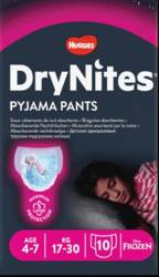 Huggiess Drynites Pyjamahöschen  majtki na noc dla dziewczynek 4-7 lat, 17-30 kg