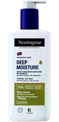 Neutrogena Deep Moisture nawilżający balsam do skóry suchej, szorstkiej formuła norweska olej migdałowy, ceramidy, gliceryna