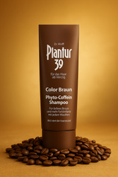 Szampon koloryzujący włosy brązowe Plantur 39 Phyto-Coffein Color Braun