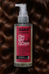 Nabłyszczający spray do włosów kręconyh, loków Isana OMG