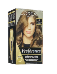 Loreal Preferance Infinia Haarfarbe Buenos Aires 6 farba do włosów naturalny jasny brąz nr 6