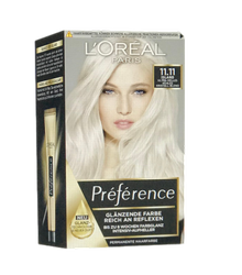 Loreal Preferance Infinia Isalnd 11.11 farba do włosów ultra jasny chłodny krystaliczny blond nr 11.11