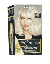 Loreal Preferance Infinia Stockholm 10.21 farba do włosów platynowy perłowy blond nr 10.21